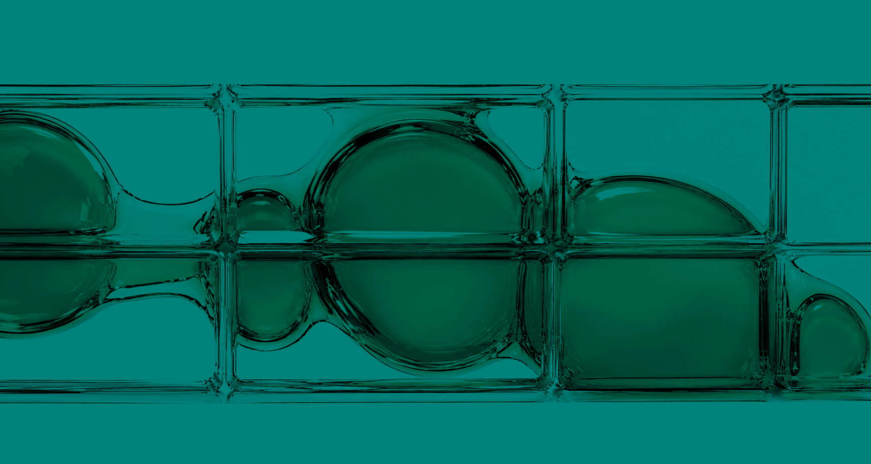 Abstract glass-inspired skin architecture representing healthy skin structure, hydration, resilience, and long-term skin barrier support